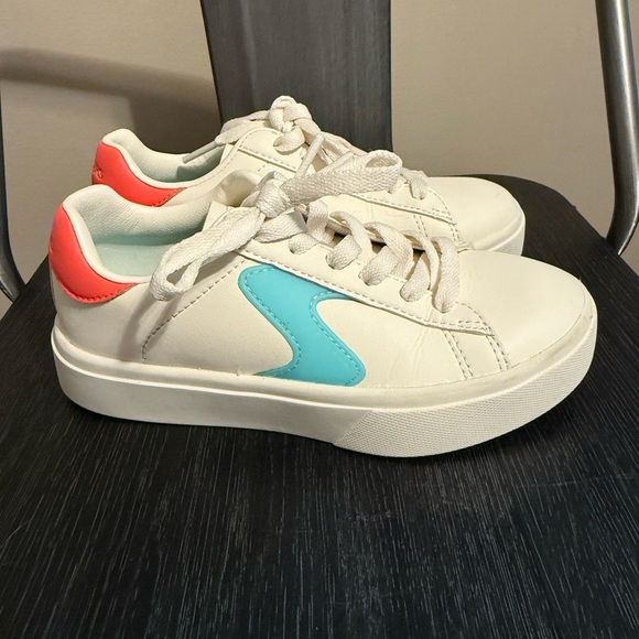 Skechers Other - Skechers Kids Sneakers in White, Aqua, and Coral